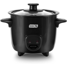 Mini arrocera Dash con Keep Warm - Negro
