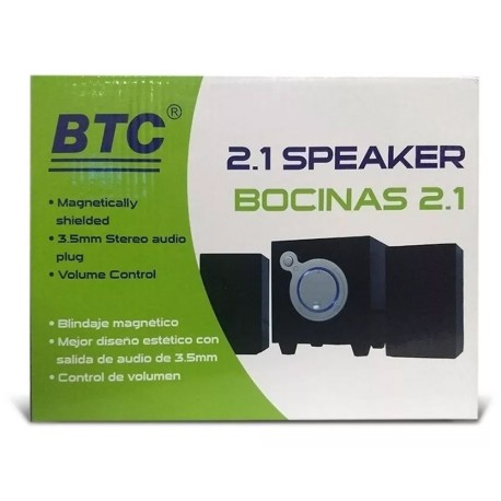 Sistema de Bocina 2.1 BTC ZY-414