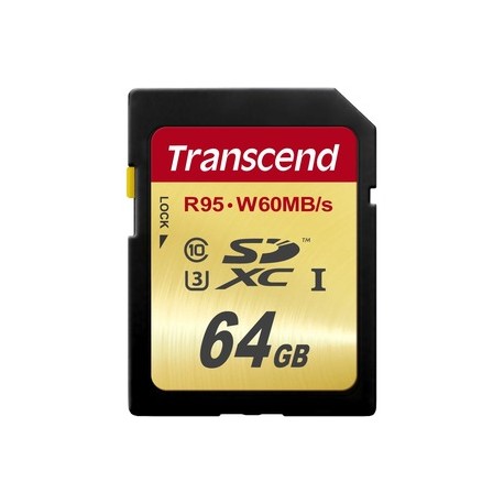 SDXC Transcend - 64 GB - Class 10/UHS-I