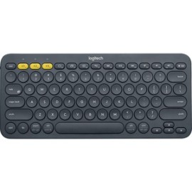 Teclado Logitech K380 - Inalámbrico Conectividad - QWERTY Diseño - Negro