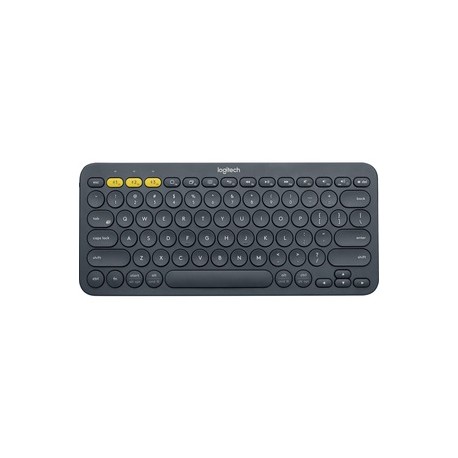 Teclado Logitech K380 - Inalámbrico Conectividad - QWERTY Diseño - Negro