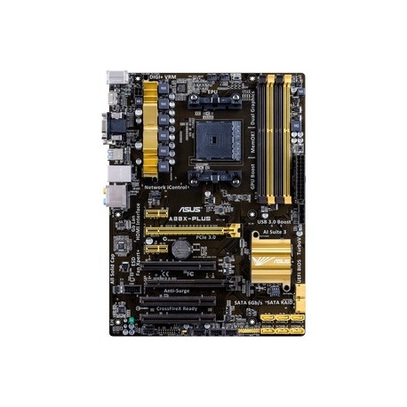 Placa Base de Ordenador de Escritorio Asus A88X-PLUS - AMD A88X Conjunto de Circuitos Integrados - Socket FM2+ - ATX