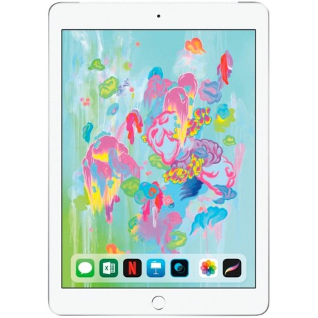 Apple iPad 5ta Gen, 32GB, Celular - Gris Espacial + Cable Lightning